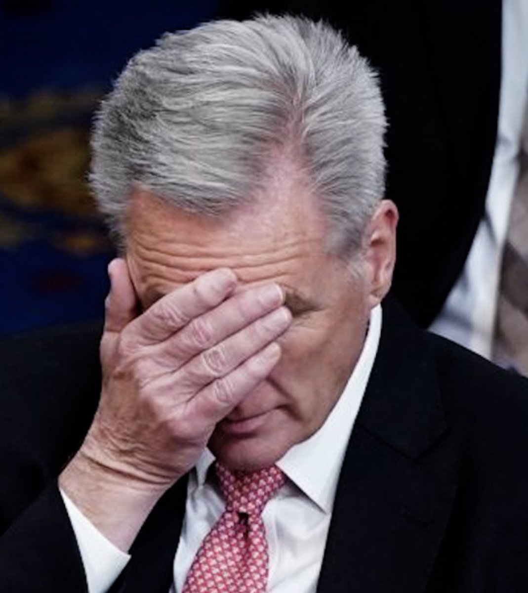 🚨🚨🚨BREAKING: Kevin McCarthy F*CKS up major as 
more than TWENTY veterans protest his budget, saying it would “leave many veteran resources open to cuts” and #RepublicansDefaultOnVets trends on Twitter. 

Veterans are BLASTING the debt ceiling legislation passed by the