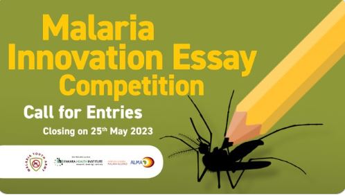 #Innovation is critical as the fight to #EndMalaria evolves. That's why we're happy to share the call for entries to African #youth for this #malaria innovation essay competition organized by @ALMA_2030 @MalariaArmy & @ifakarahealth:

ow.ly/xHKQ50OikYN
Deadline: May 25 🚫🦟