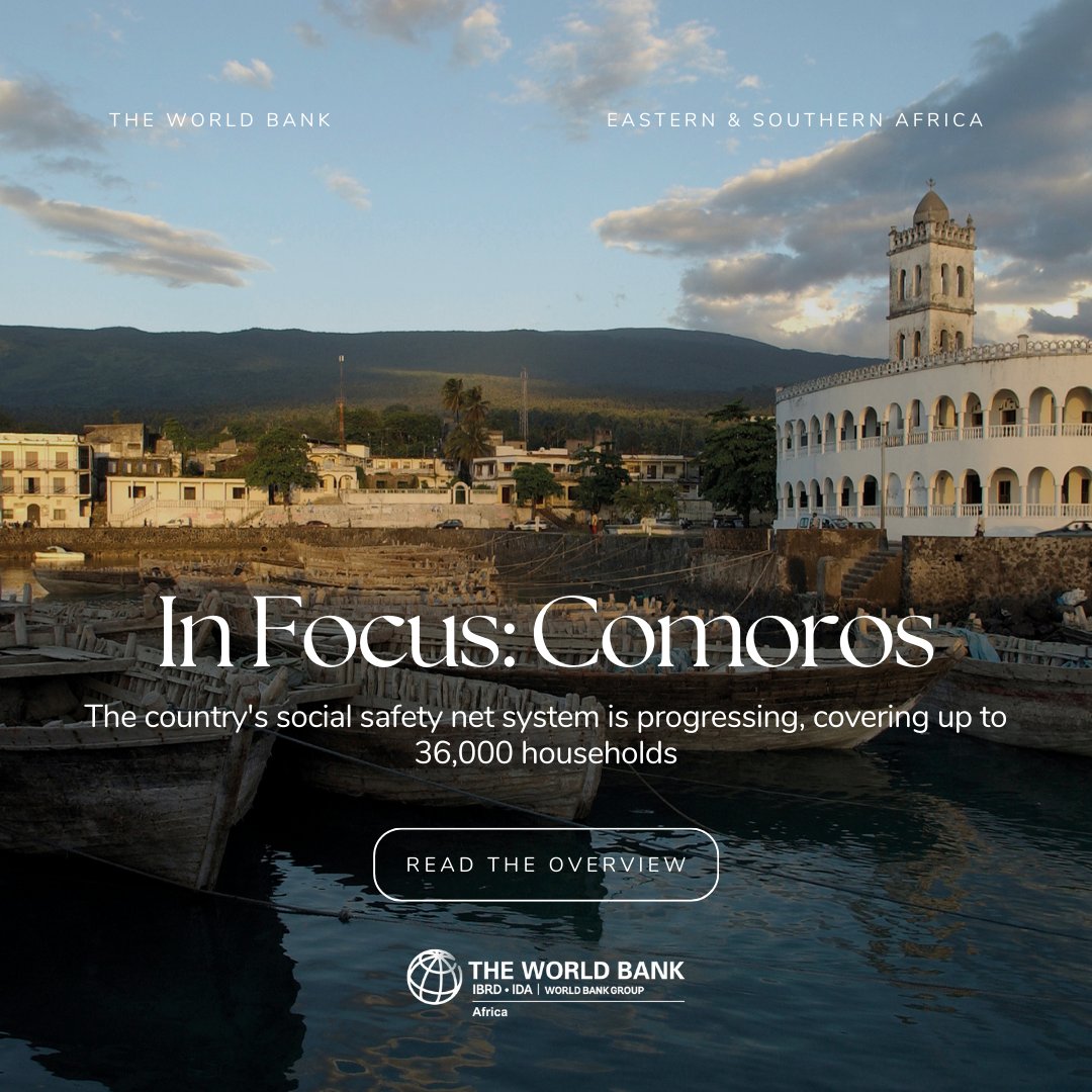 World Bank Africa on Twitter: "IN FOCUS | #Comoros Comoros' partnership