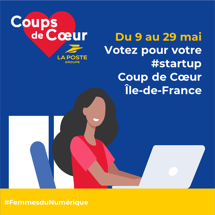 La Poste Groupe IDF (@lpnews_idf) on Twitter photo 📢 #FemmesduNumérique ♀️ 2023 | C'est le moment de voter pour départager nos 2️⃣ finalistes #IledeFrance du #concours Coups de ❤️ #LaPoste en partenariat avec <a href="/Kissbankers/">KissKissBankBank</a> !
Bravo <a href="/HelloArtUp/">Hello Art Up</a> & @lilote_lecture 🚀 👏👏👏
Pour soutenir nos entrepreneuses 👇 welcome.kisskissbankbank.com/laposte-coupsd… 📢 #FemmesduNumérique ♀️ 2023 | C'est le moment de voter pour départager nos 2️⃣ finalistes #IledeFrance du #concours Coups de ❤️ #LaPoste en partenariat avec <a href="/Kissbankers/">KissKissBankBank</a> !
Bravo <a href="/HelloArtUp/">Hello Art Up</a> & @lilote_lecture 🚀 👏👏👏
Pour soutenir nos entrepreneuses 👇 welcome.kisskissbankbank.com/laposte-coupsd…