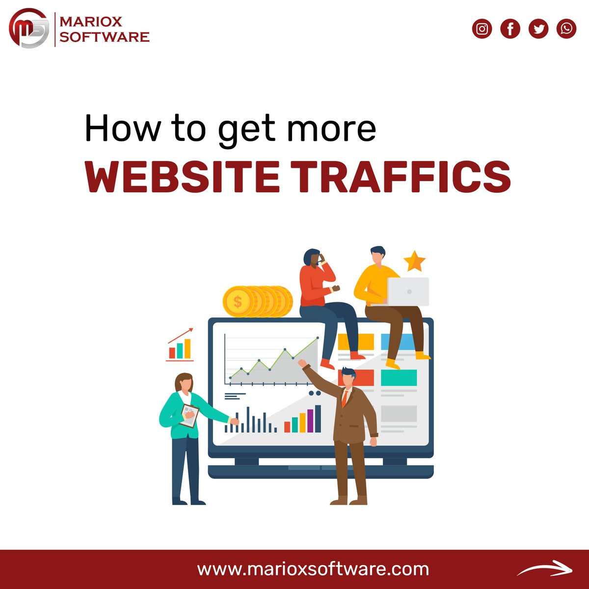 MarioxSoftwares's tweet photo. Tips to increase website traffic.
#MarioxSoftware #websitetraffic #digitalmarketing #websitemarketing #websitetips #websitecreation #marketing #websiteranking #business #seo #websitetraffictips https://t.co/iYO2dTx0lp