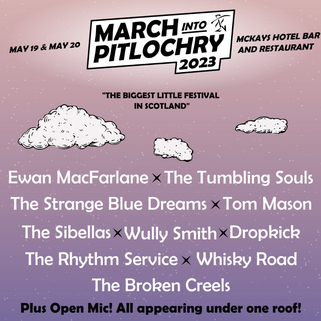 March into Pitlochry is back, and this year the Biggest Little Festival in Scotland is EXCLUSIVE to McKays live-stage!🤘🎸

Tickets to this sell-out event are available here - bit.ly/44KjVsa

Head over to our website to secure a room at McKays before it's too late...