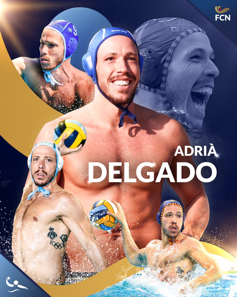 nataciocat's tweet photo. GRÀCIES ADRIÀ ❤️

Adrià Delgado ha anunciat que es retira 🔚 El jugador hispanobrasiler va ser olímpic a Rio 2016 amb Brasil i es va penjar la medalla de plata al Campionat d’Europa de Budapest 2020 amb la Selecció espanyola 🤽‍♂️
 #nataciocat #waterpolo https://t.co/a0bPEJMZaV