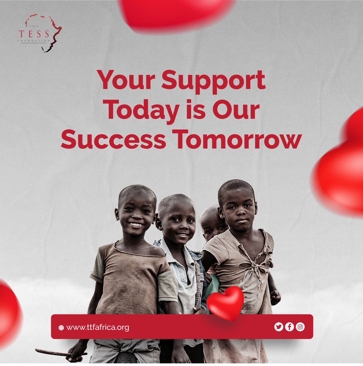 TTFAFRICA's tweet photo. A thriving mind starts with a caring relationship. 

Support us in extending our reach to more rural children. 

To donate, kindly contact: info@ttfafrica.org
#education #development #educationiskey #success #ttfafrica #children #support #love #thetessfoundationacademy https://t.co/pvoVvMVN9A