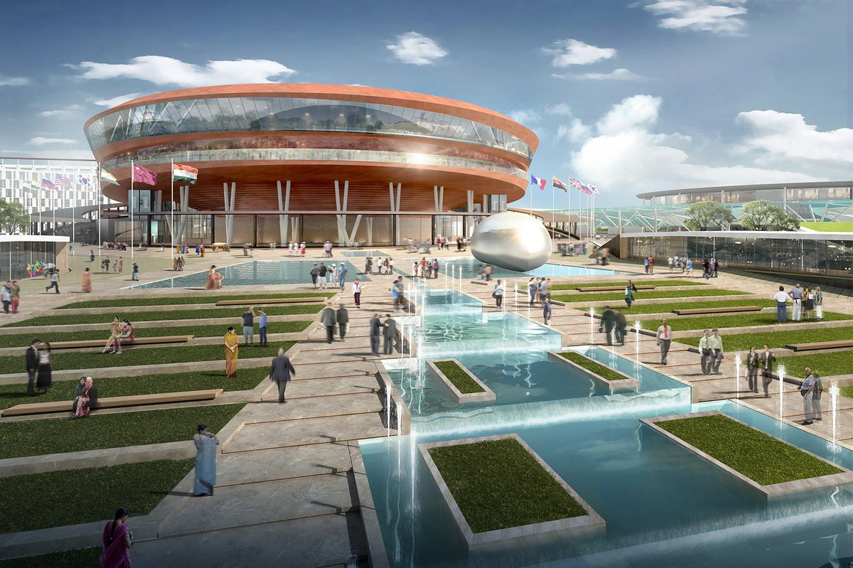 Aedas's tweet photo. We are pleased to announce that Aedas-designed Pragati Maidan has received the Best Integrated Conference and Exhibition Project of India at Global Smart Build Summit (GSBS) 6th Edition and #Time2leap Awards! #India #NewDelhi https://t.co/beVlpBNI8E