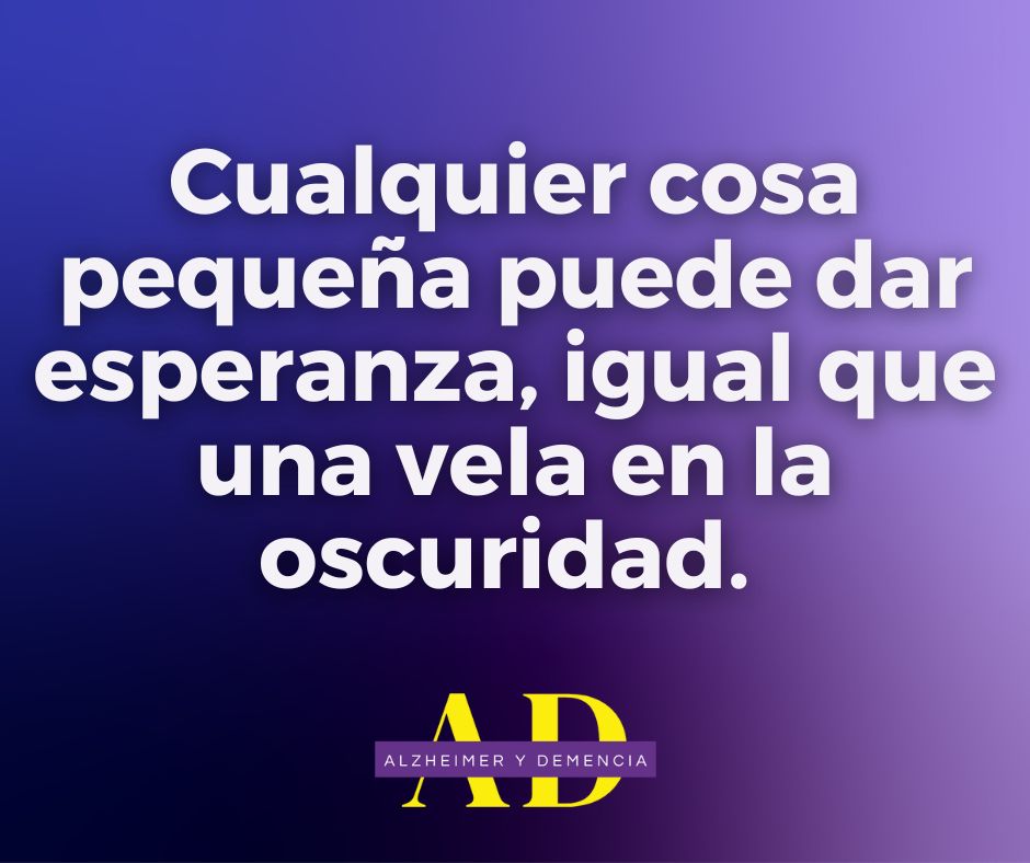 TipsCuidadores's tweet photo. Cualquier cosa pequeña puede dar esperanza, igual que una vela en la oscuridad. #Alzheimer #Demencia #Cuidador #EresCuidadorNoVíctima https://t.co/ZgZsDF5xun