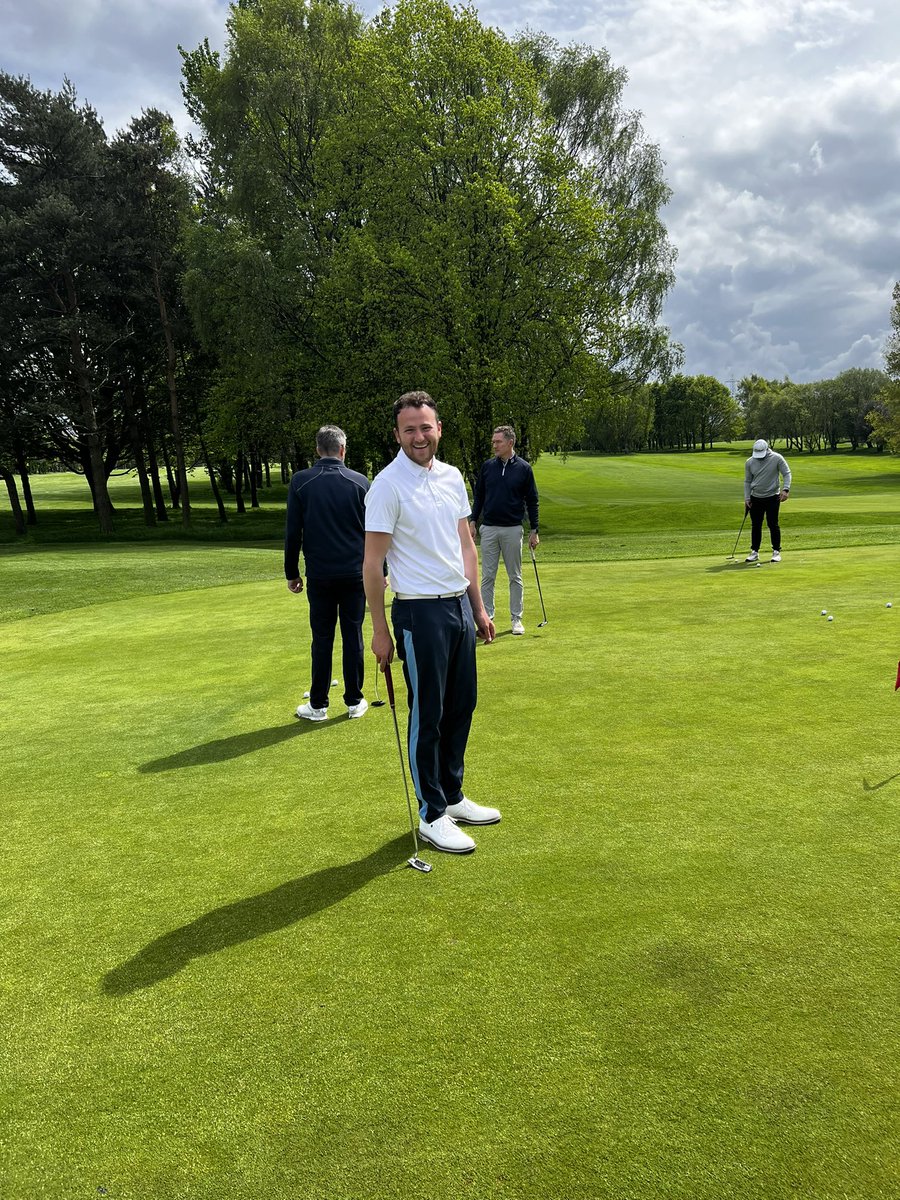 andrews_golf's tweet photo. Tom George ready to play at Howley Hall. Players and trainees 18 hole stroke play https://t.co/X3WNluuCAP