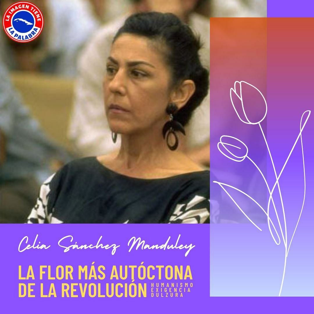 #Celia la flor mas autóctona de la revolución, todo el pueblo de #Cuba la recuerda con profunda admiración este9 de mayo en el aniversario de su natalicio #SanctiSpíritusEnMarcha #CubaViveEnSuHistoria