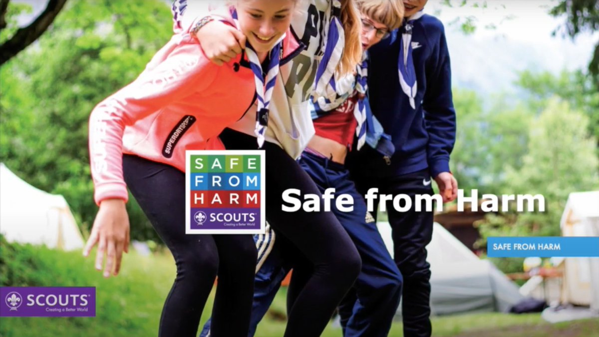 ScoutinginAPR's tweet photo. Everyone plays a role in keeping young people safe from harm. 💜 Learn more about how you can help make everyone feel safe, inside and outside of #Scouts, with our short online course:
👉https://t.co/t46ZX0TpLy
#safescouts #safefromharm https://t.co/v8i2C1YUIy