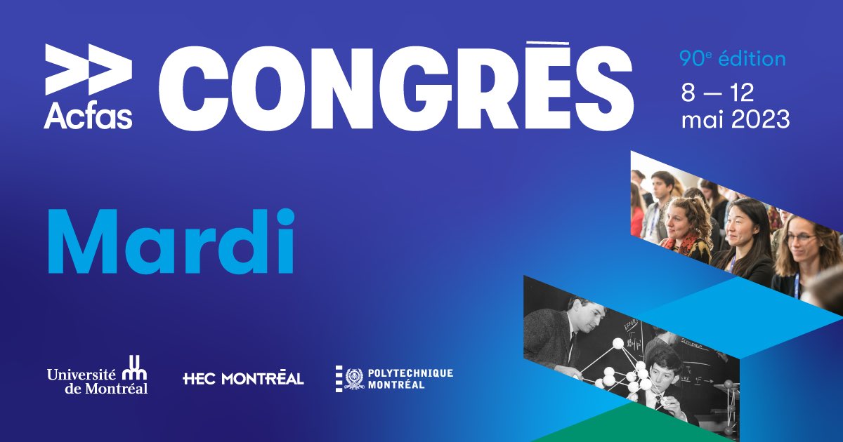 AcfasEduc's tweet photo. 2e jour de congrès de l’@_Acfas!
Jetez un coup d’œil à la programmation d'aujourd'hui en #education.
👇🏼👇🏼👇🏼
https://t.co/IJRp6X7dIv
#section500 #section600 #Acfas
@polymtl @UMontreal @HEC_Montreal https://t.co/VpDXhdAHZr