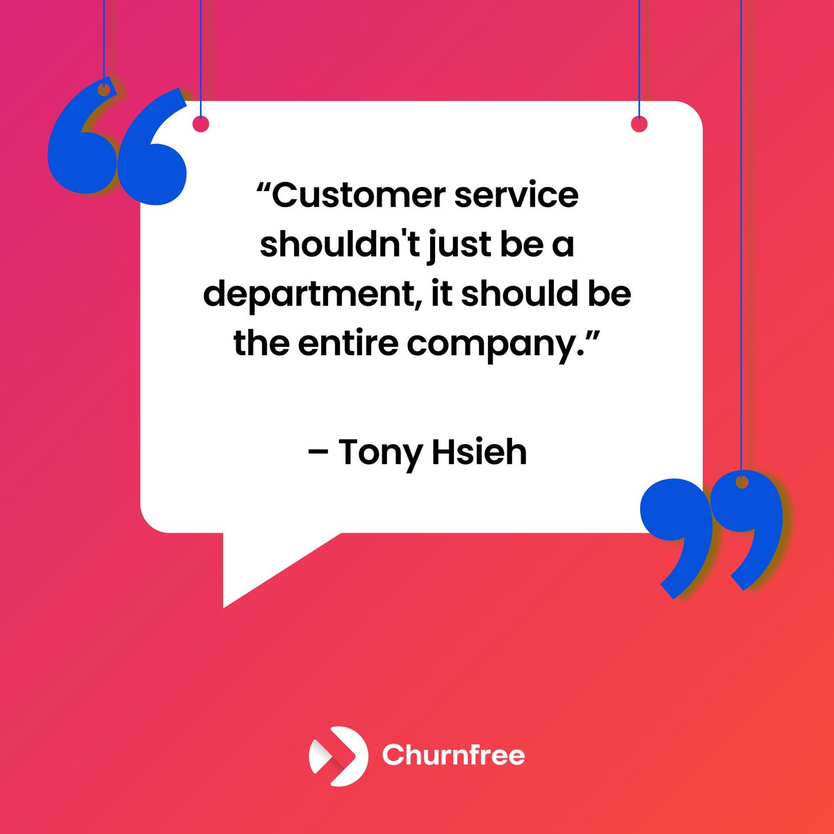 churn_free's tweet photo. π©βπ» At @churn_free, we share this vision and are dedicated to helping businesses provide exceptional customer service that leads to increased customer retention. πͺ https://t.co/A9aEoa1xIJ
#CustomerService #CustomerRetention #stopchurn #ChurnReduction #TonyHsieh #Churnfree #churn https://t.co/KqcBUr9THe