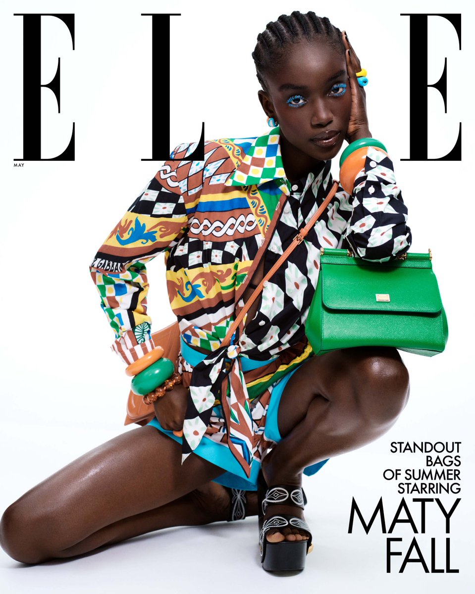 ELLEmagazine's tweet photo. Our latest digital cover starring model #MatyFall is a fashion tribute to Caribbean dancehall parties such as Trinidad and Tobago’s Sunday School. Tap the link for the bag trends that will carry you through the hottest days of the year. https://t.co/1BRq9TOKCJ https://t.co/Mhz6jBjyMV