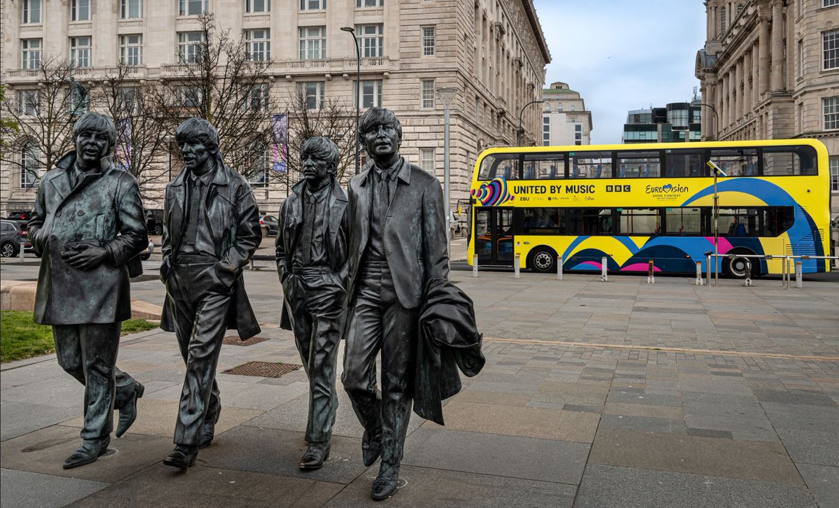 StagecoachMCSL's tweet photo. Have you spotted our #Eurovision bus operating throughout the #Liverpool City Region?
Throughout the Eurovision festival, we'll be operating a number of additional services to get you across our network.
Full details 👉 https://t.co/q3q7OKVlbk
#MusicalMay #LiverpoolCalling https://t.co/LDIJnxThIs