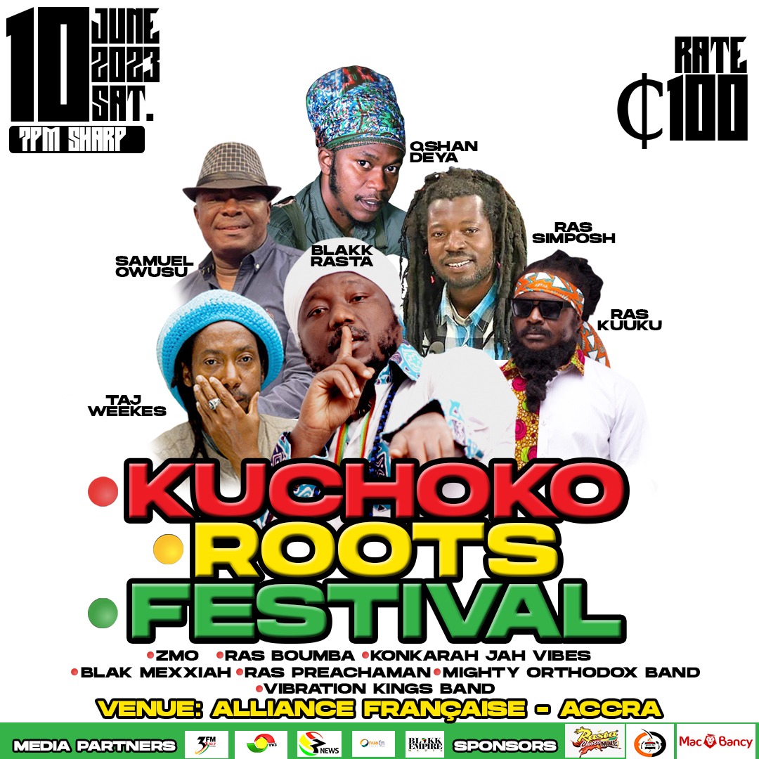 djan_kuuta's tweet photo. It's Reggae "Kuchoko" Roots Festival Coming Soon #AfrianHistoryClass #Taxiderivershow #Taxijam #Blackpot #UrbanBlend @Blakkrasta @BlakkLionDeGen @3fm927 @EugenPeprah @ElormBeenie @saintksm @The_Otumfour @zaspo298 @TestamentGh4 @Sadia_hips @Duvasty1 @daavibawonda ๐ฅ๐ฅ๐ฅ https://t.co/cYeWABB8ps