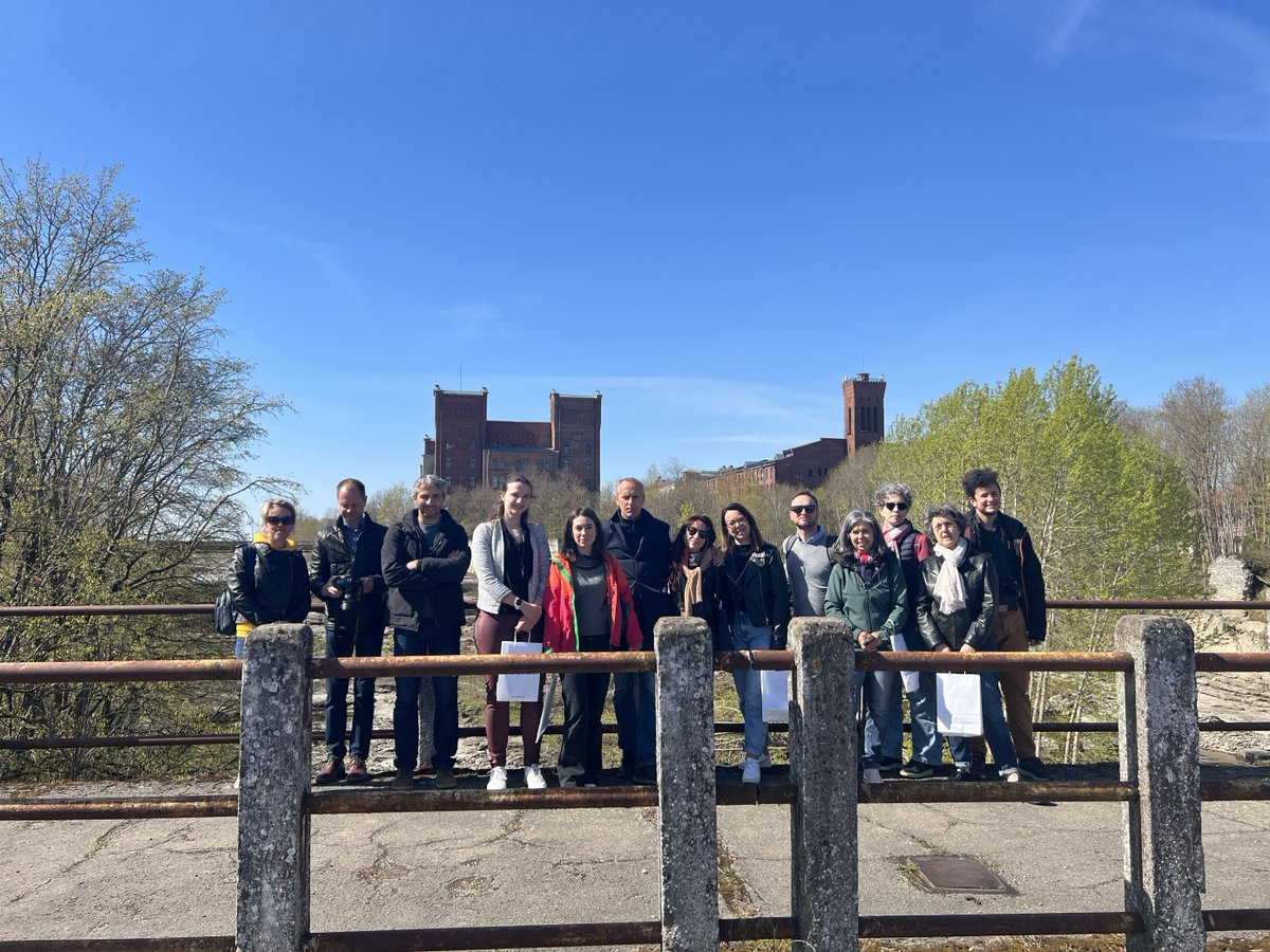 tex_tour's tweet photo. Today we start our project meeting by visiting the Kreenholm district and the old textile factory in Narva, at Estonia–Russia border. 

Kreenholm is one of the sites where the #TExTOUR actions will be implemented.
More updates soon! https://t.co/2nH7WZxyJI