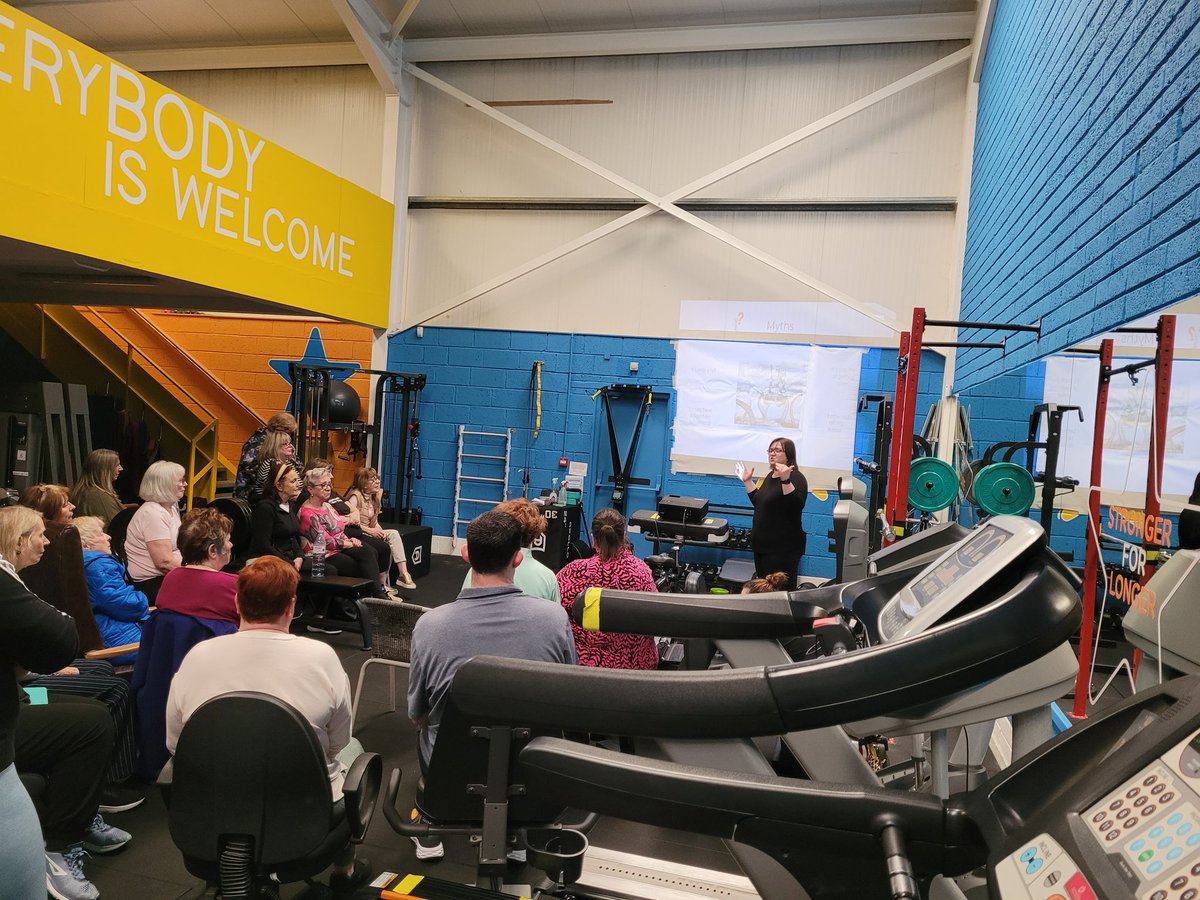 InvincableF's tweet photo. A lovely fall prevention workshop today with @louisebrent28. 
Thanks Louise for coming and sharing some great information 😀 

#fallprevention #olderadults #getmoving #exercise #InvincABLEfitness https://t.co/MqUcYdpr8w
