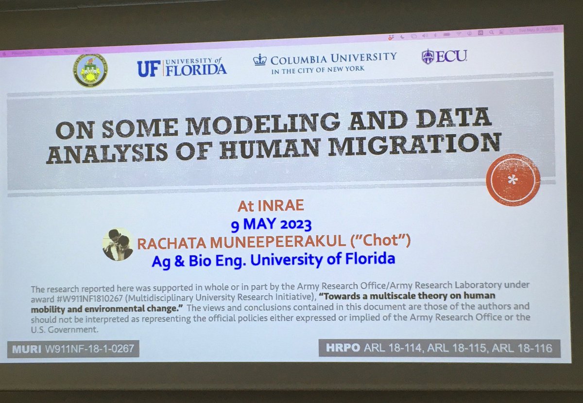 Complex Systems Lab INRAE (@lisc_inrae) on Twitter photo Welcome to Rachata Muneepeerakul from <a href="/uflorida/">Univ of Florida</a> who is our guest for four weeks at <a href="/Lisc_Inrae/">Complex Systems Lab INRAE</a> ! Welcome to Rachata Muneepeerakul from <a href="/uflorida/">Univ of Florida</a> who is our guest for four weeks at <a href="/Lisc_Inrae/">Complex Systems Lab INRAE</a> !