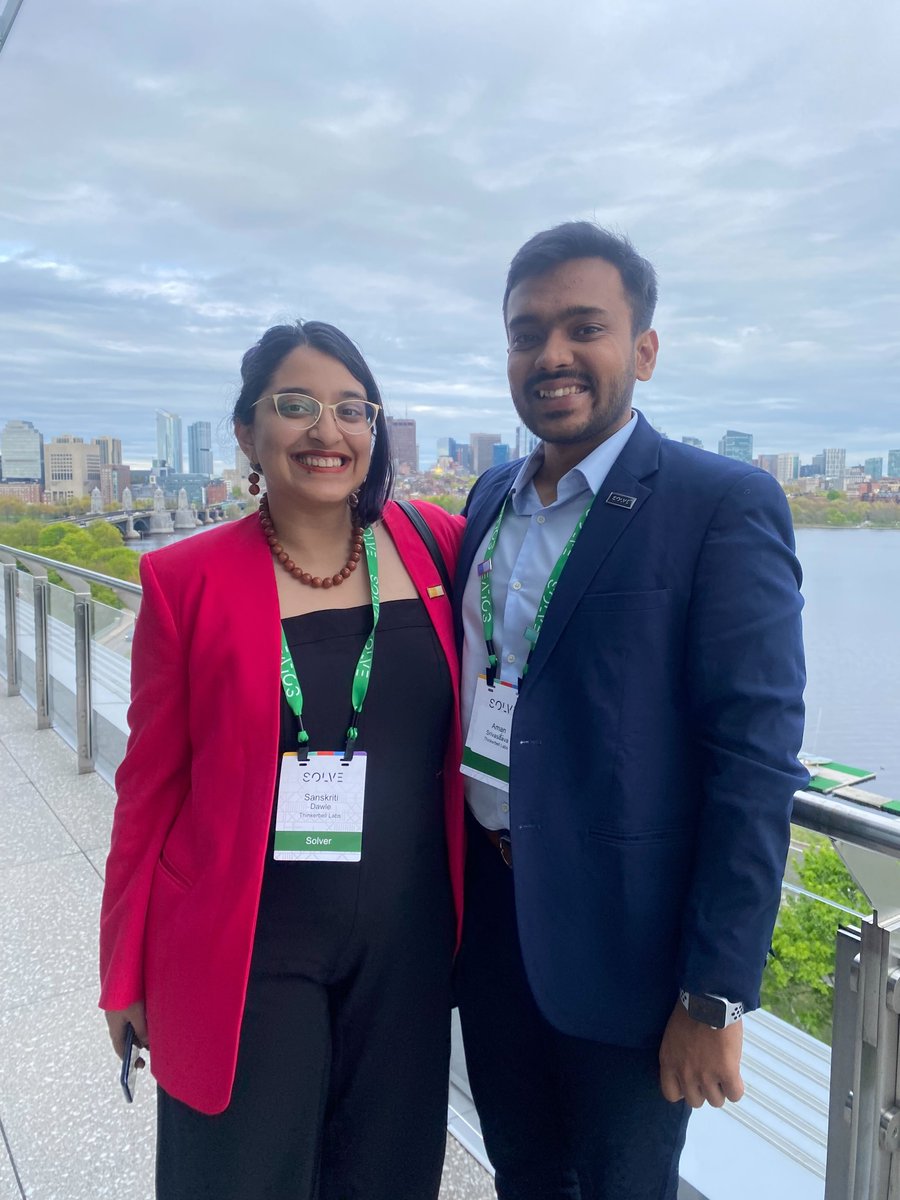 thinkerbelllabs's tweet image. Sanskriti and Aman, co-founders, participated in #SolveAtMIT and Sanskriti shared the entrepreneurial journey on the plenary stage. The three-day event brought leaders from various sectors to tackle global challenges through innovation and community-led solutions @SolveMIT