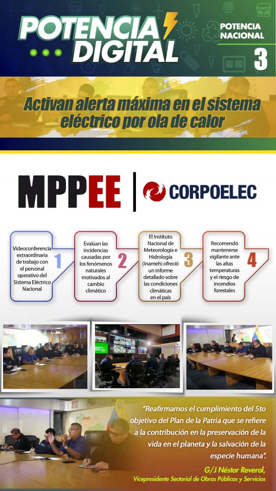 🟡 #PotenciaDigital

Mantente informado de las noticias más relevantes de la semana a través de nuestra Revista Digital.

¡Siempre al servicio del Pueblo! ⚡
#MaduroMásPueblo