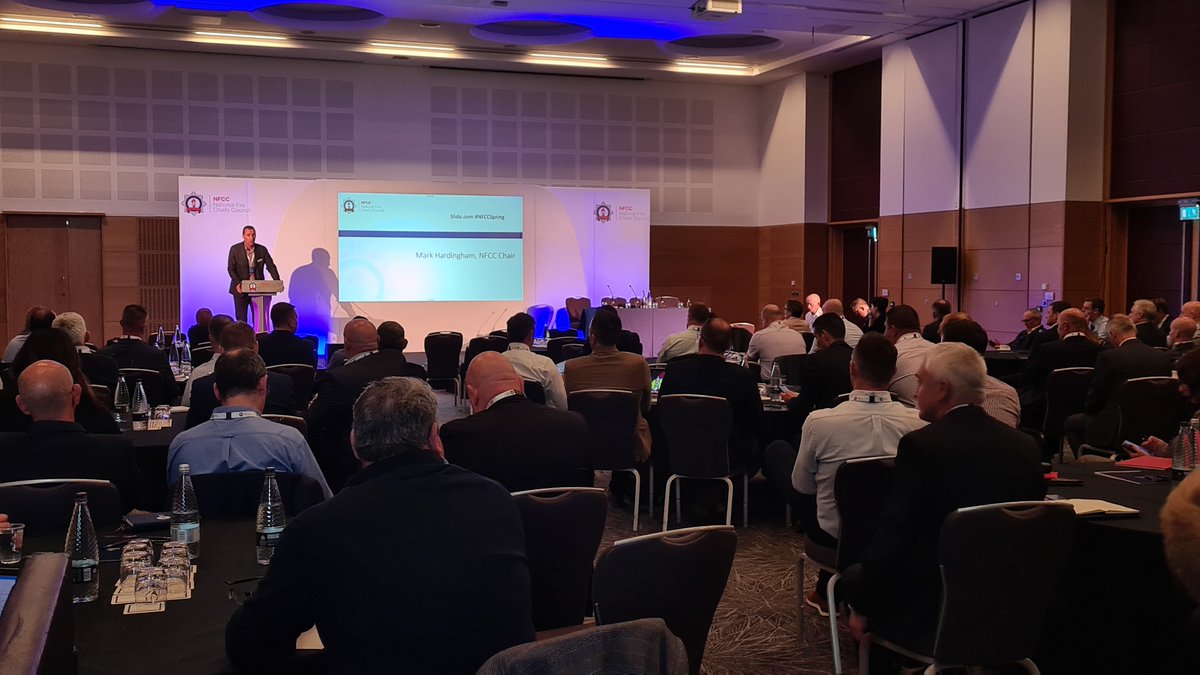 NFCC_FireChiefs's tweet photo. @NFCC_Chair opening the #NFCCSpringConf with a focus on creating an inclusive event, reflecting on the progress that has been made over the last few years and looking forward the future. https://t.co/tOEPGrISIG