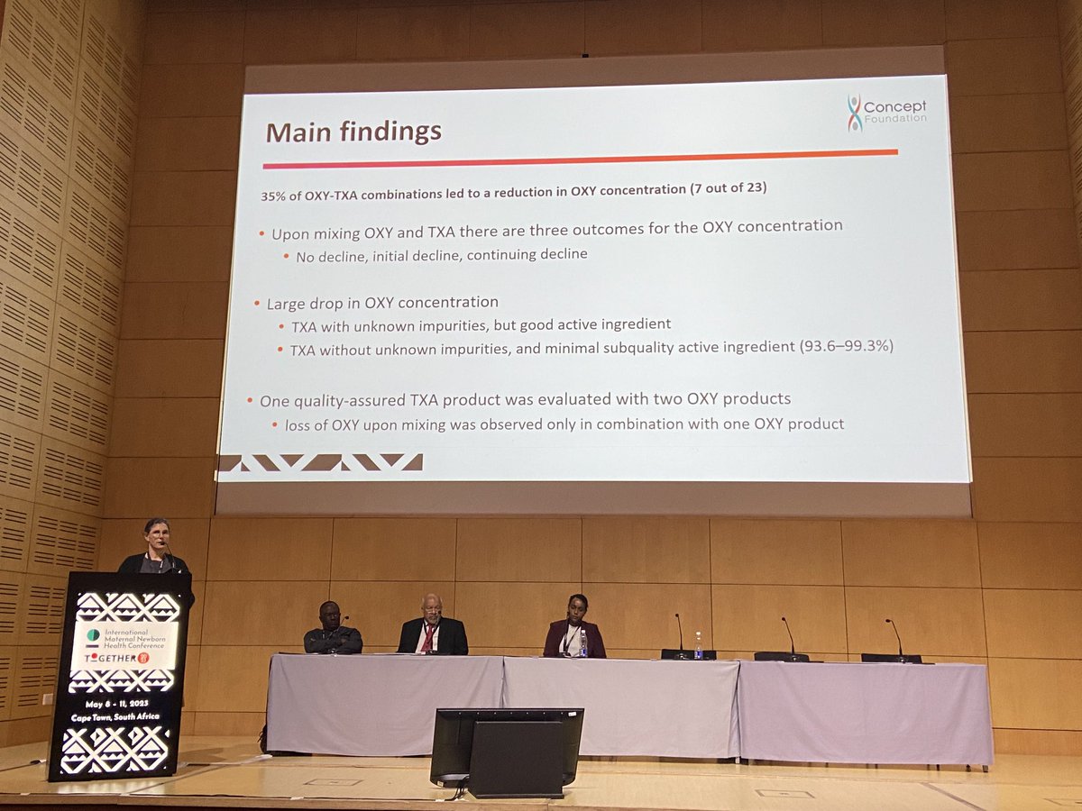 Dr. Lisa Noguchi (@lisanoguchi) on Twitter photo 35% of oxytocin-TXA combinations led to reduction in oxytocin concentration. Avoid combining! <a href="/AnneAmmer/">Anne Ammerdorffer</a> <a href="/ConceptFNDN/">Concept Foundation</a> @gulmezoglum <a href="/alignmnh/">AlignMNH</a> #IMNHC2023 35% of oxytocin-TXA combinations led to reduction in oxytocin concentration. Avoid combining! <a href="/AnneAmmer/">Anne Ammerdorffer</a> <a href="/ConceptFNDN/">Concept Foundation</a> @gulmezoglum <a href="/alignmnh/">AlignMNH</a> #IMNHC2023