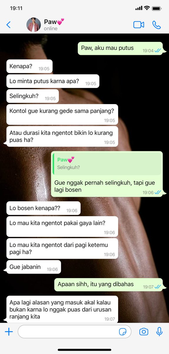 pawwienanun's tweet photo. #OHMNON ONETWEET AU🔞

~BOSEN~

Nanon pengen putus, tapi Pawat nggak mau.
Apa yang akan terjadi selanjutnya? https://t.co/y94HSBPAfX