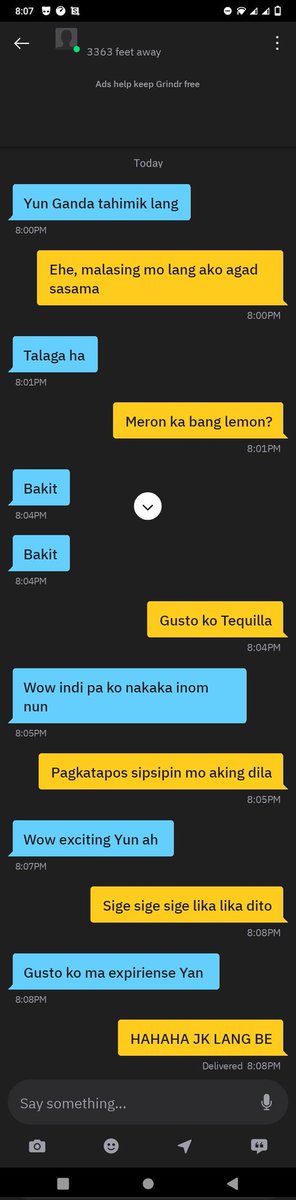 cloudyblulovely's tweet photo. Sorry Tawang tawa ako😭 #grindrstories #grindr https://t.co/O9E30jvcVa