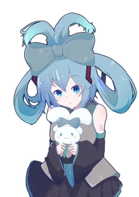 最近イラスト描いていないけど生存報告に 過去絵のシナモンミク  #初音ミク #イラスト