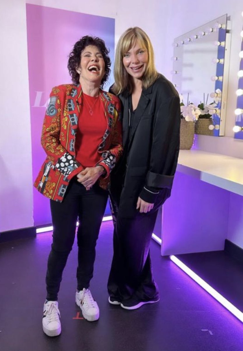 Thanks <a href="/loosewomen/">Loose Women</a> talking all things <a href="/digistain/">digistain</a> . Gorgeous seeing the legendary Ruby Wax again ❤️