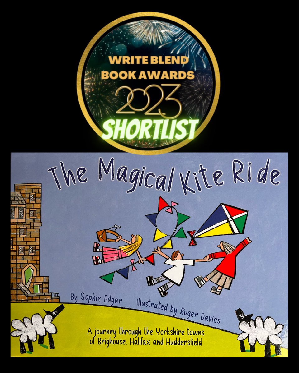 I’m super excited to announce that The Magical Kite Ride has been shortlisted in the @WriteBlendbooks book awards 2023. Check out the other amazing authors who have also been shortlisted. #childrenspicturebook #shortlisted #educationalbooksforkids