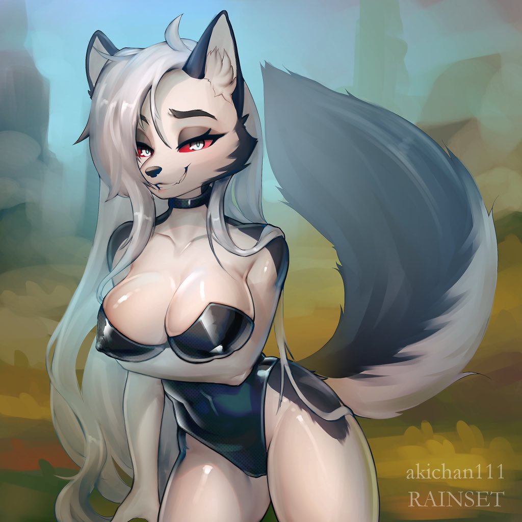 Loona collab [with Rainset, FA] 

me: sketch, line
Rainset: colour, render

#HelluvaBoss #Loona