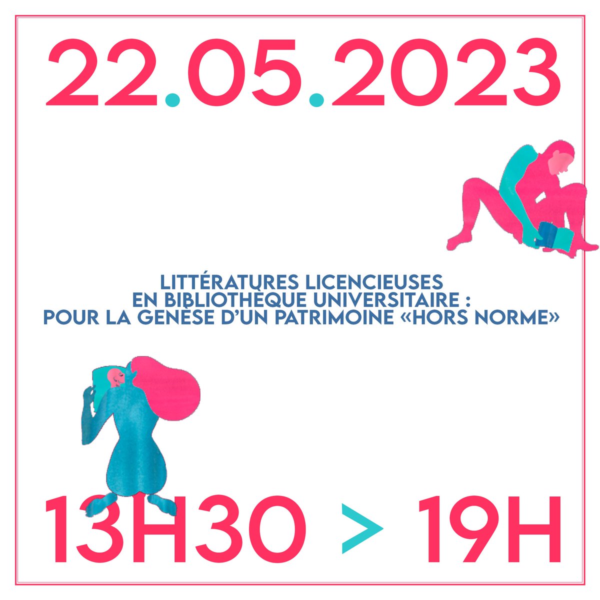 Littératures licencieuses en bibliothèque universitaire : pour la genèse d’un patrimoine "hors norme". Conférences, table ronde et exposition le lundi 22 mai 2023, dans le cadre d’un projet G3 de la francophonie.
bib.ulb.be/fr/actualites/…