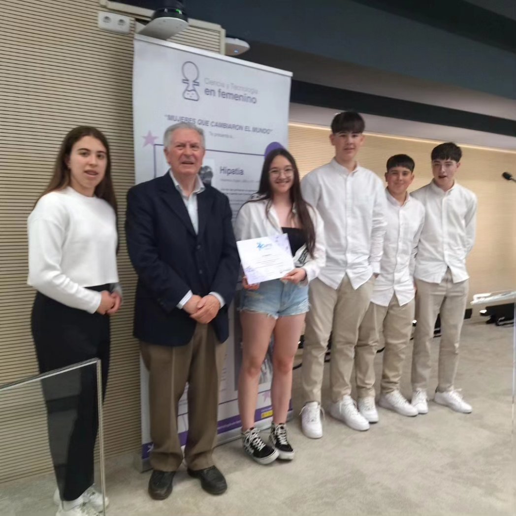 Clausura de la quinta edición de Ciencia y Tecnología en Femenino de APTE #LosParquesAportan #apte #cytenfemenino #ies5