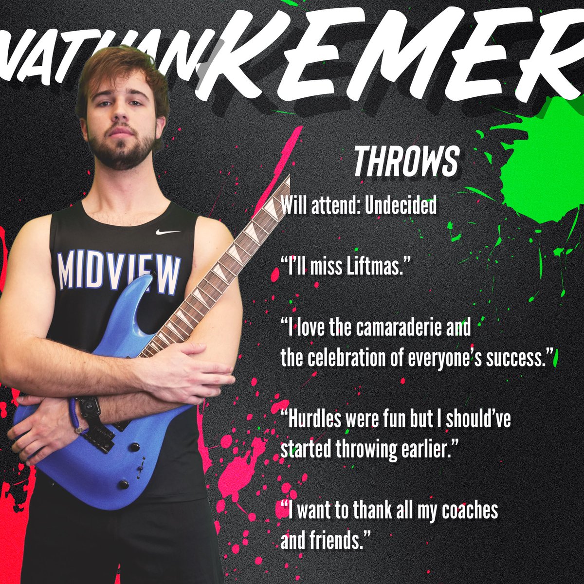 MidviewTrack's tweet photo. Seniors 2023: Nathan Kemer https://t.co/XxxoiU0hyk