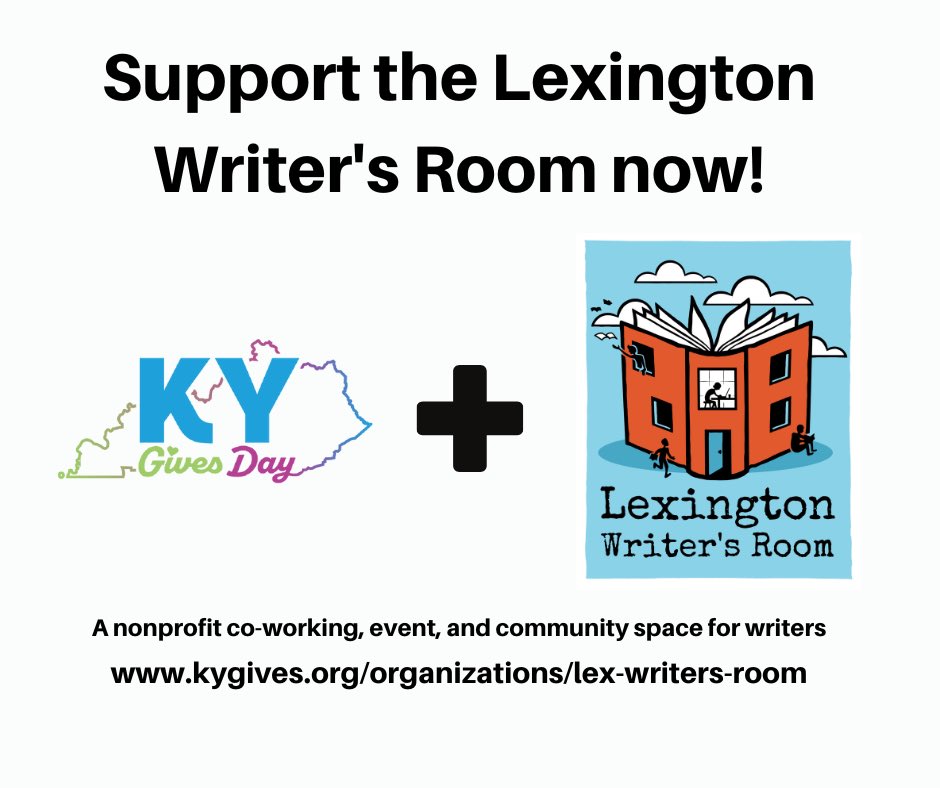 It’s a fundraising day for <a href="/LexWritersRoom/">Lexington Writer's Room</a>! Donate now to help us reach our goal — every dollar helps our scrappy nonprofit that is growing daily! kygives.org/organizations/… #kygivesday