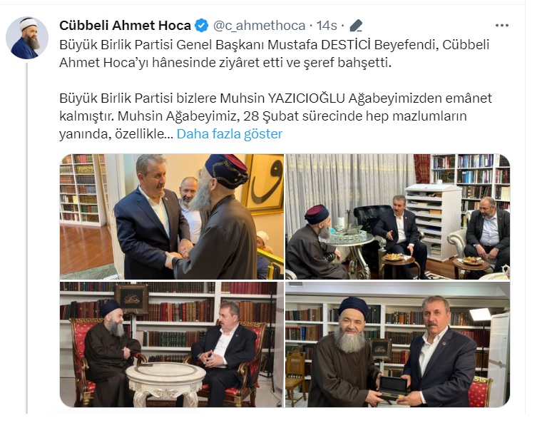 Bohçacılar pazarları dolaşıyorlar!
Dini cemaatler kendi sivil alanlarına çekilip siyasetçiler ile aralarına mesafe koymadıkça bu topraklarda dini alan neşvünema bulamayacağı gibi adil bir siyasal rejimin inşa edilme imkanı da olamayacaktır. 
Birbirlerini zehirliyorlar.
