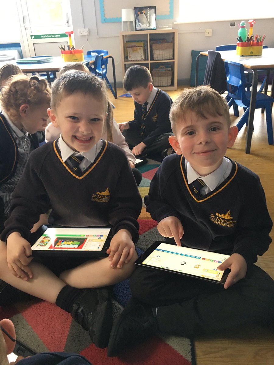stmichaelscps's tweet photo. Y1 have been learning about Algorithms using the tablets in class today #STMcpcomputing https://t.co/Cj50JzsI9M