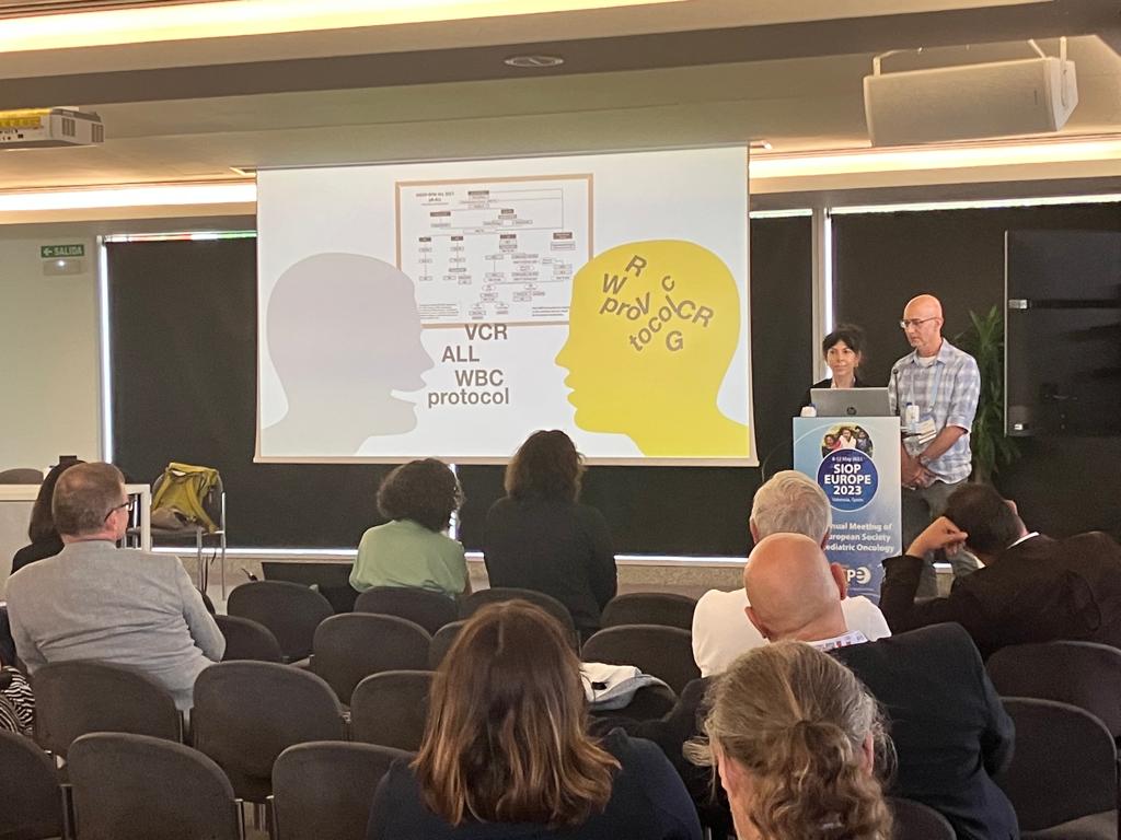 SIOPEurope's tweet photo. 🎗️Happening now at #SIOPEurope23 👉 #polarisproject, a new visual tool to better understand Acute Lymphoblastic #Leukemia protocols.
Find out more about how this project contributes to #ChildhoodCancer 🔗https://t.co/zLbu07ISYf https://t.co/lHuDAet49S