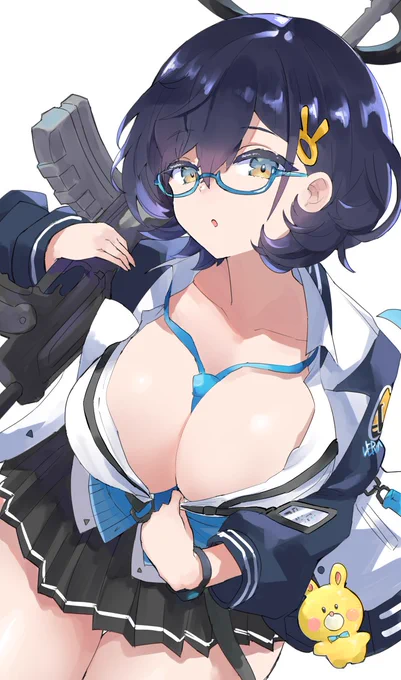 借り物の線画 #ブルアカ