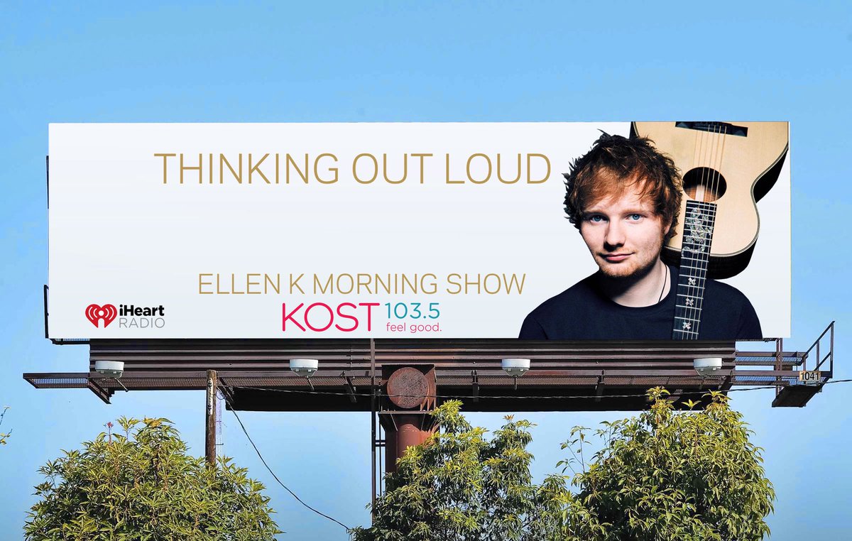 Don’t miss #EdSheeran at 810a this morning ⁦@kost1035fm⁩ ⁦@iHeartRadio⁩ #ellenkmorningshow #subtract 🧡🧡🧡🧡🧡