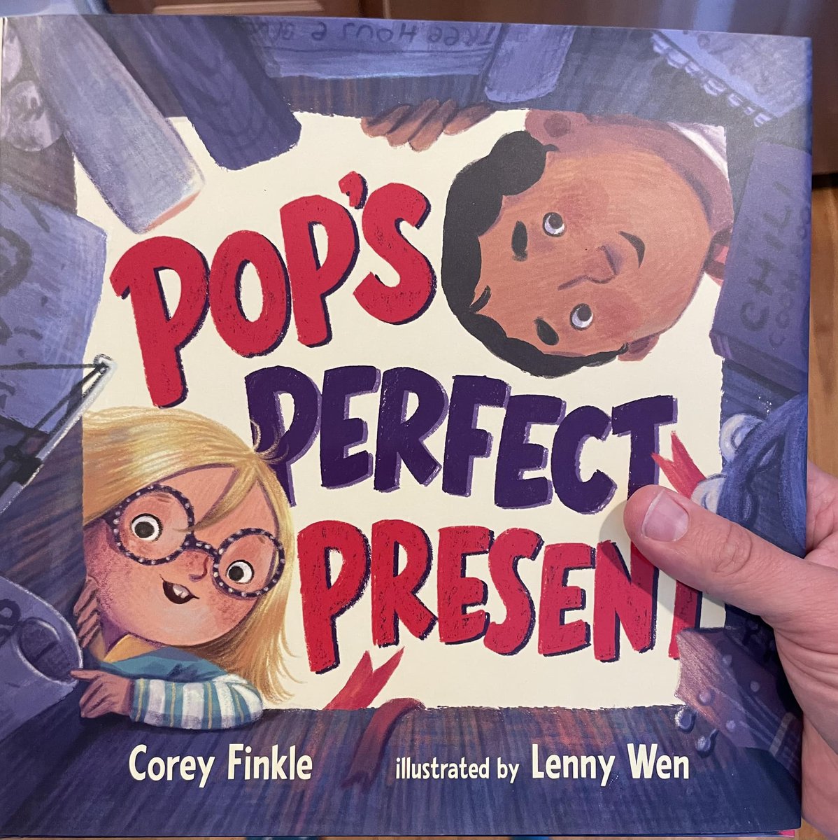 Cefinkle's tweet image. It's here!!

Pop's Perfect Present is FINALLY out in the world!

I'm so excited to share it with you!

To celebrate, please head over coreyfinkle.com, where you can see and hear a music video we made for the book.

Hooray!