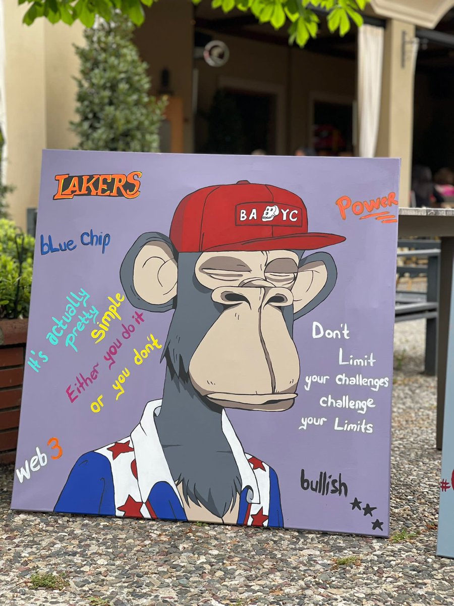 metheropolis's tweet photo. Your valuable #NFTs shouldn't just stay in your wallet🪁

Handmade paintings will look great on the wall of your office or home! 🖼️

All you have to do is send your desired #NFT via DM and get in touch! 📲

And boom! 💥 

#BoredApeYachtClub #NFTartwork #nftcollector #NFTCommunity https://t.co/84qceIicHq
