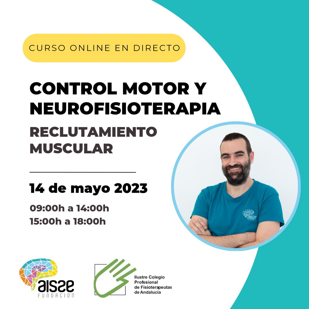 fundaisse's tweet photo. Este domingo @Juanayaojeda colabora con @Colfisio como docente en el curso: Control Motor y Neurofisioterapia - Reclutamiento Muscular
(online en directo)
.
➕INFO: https://t.co/tzB4kBNMJJ
.
.
#Fisioterapia #ControlMotor #ReclutamientoMuscular #Formación #Fundaisse https://t.co/oa2v7UI5At