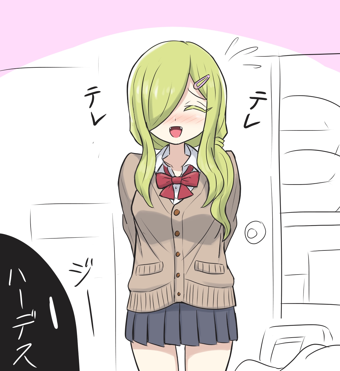 お題箱「学生時代に一時期ギャルになっていた頃の服を今でも夫の前で着ているペルセポネ1世(照れてる)おねがいします」ギャルの服ってこういうのでOK?