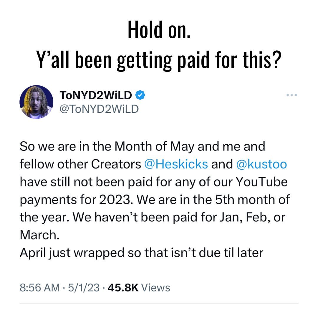 SneakerSavant's tweet image. Some interesting news coming in! 📢 Apparently, @complex hasn't been paying some of their top 'independent' creators. Wait, what? The least independent media company in the space not paying their independent content creators? 🤔 #MediaBuzz #PaymentIssues