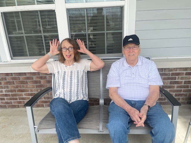 SmithsMillHC's tweet photo. Our girl Nancy is always ready with a silly face even with her pal Richard by her side ! https://t.co/chkX7XwM5R
