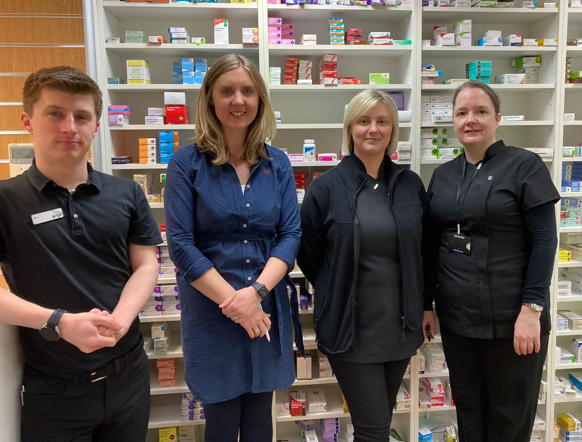 NHSEngland's tweet image. Millions of patients will access NHS care more easily from their high street pharmacy, thanks to a plan to improve access to primary care.

Pharmacists like Abi and her team will give lifesaving checks and medication for common conditions. Read more. ➡️
england.nhs.uk/publication/de…