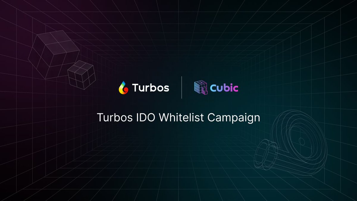 Our partner @turbos_finance IDO is coming! 👏

🎁#WLGiveaway for 10 $TURBOS IDO Level 1 WLs (each worth $100)

1️⃣ Follow both of us
2️⃣ ❤️ + RT + tag 3 frens
3️⃣ Comment with your txid or screenshot of a transaction history on @turbos_finance &amp; your #SUI address

36 Hours⏰