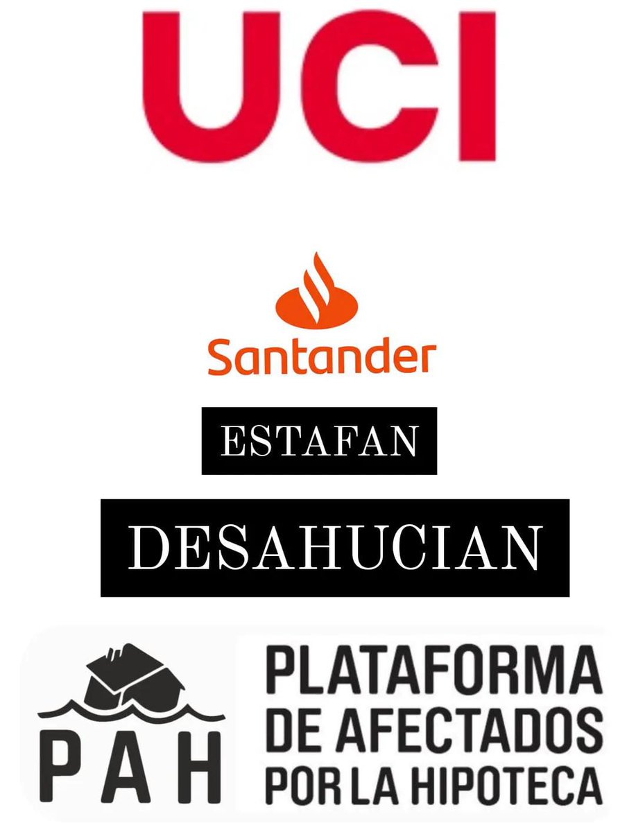 PahTenerife's tweet photo. .@bancosantander  y @UCIHipotecas van de la mano a la hora de estafar y saltarse las leyes, las administraciones públicas mirando para otro lado. Cristina, reside en @PuertoRosario en Fuerteventura y mañana se verá en la calle. @chanofranquis donde está el plan de vivienda? https://t.co/kfjexCBgM0