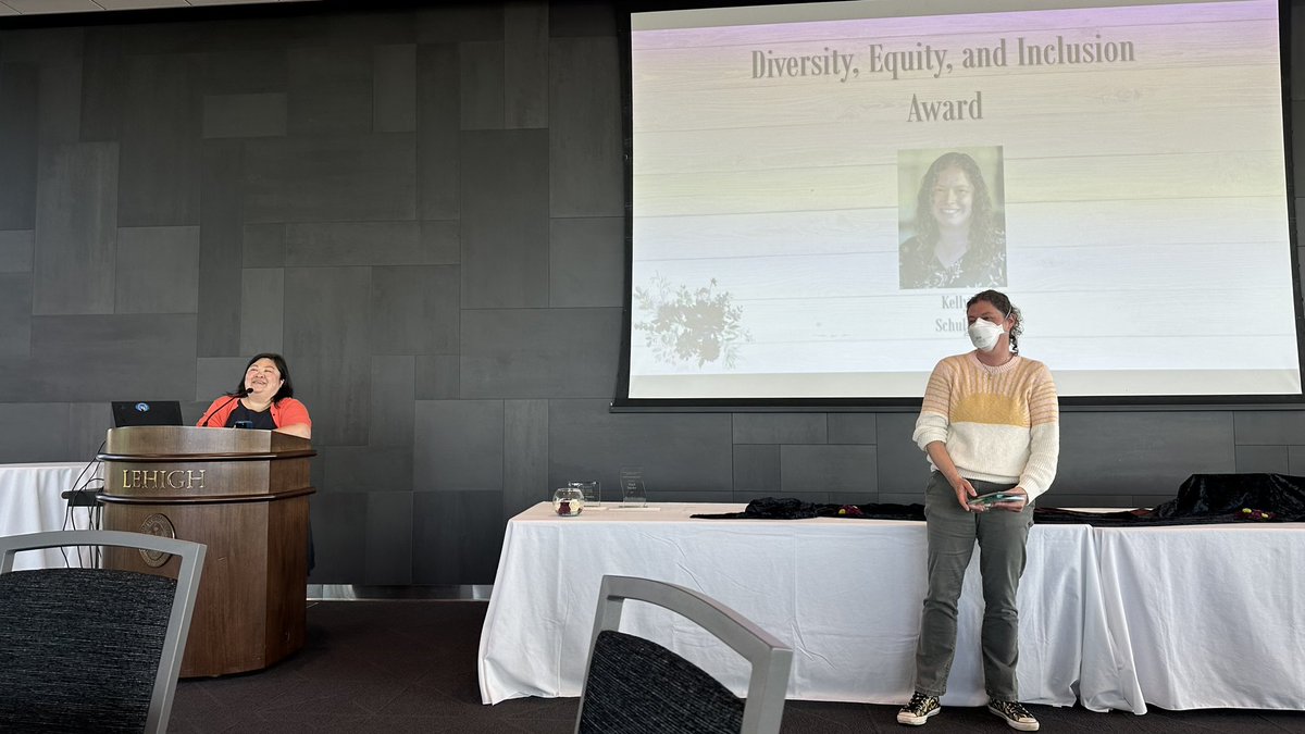 Gilchrist_Lab's tweet photo. Kelly Schultz was honored by @lehighengineers for her broad-reaching efforts in Diversity, Equity, and Inclusion. She helps lead college-wide efforts and has had similar impact in the @SoRheology. Hearty congratulations for this award!

@LehighChBE @LehighU https://t.co/Ua0u1biUxG